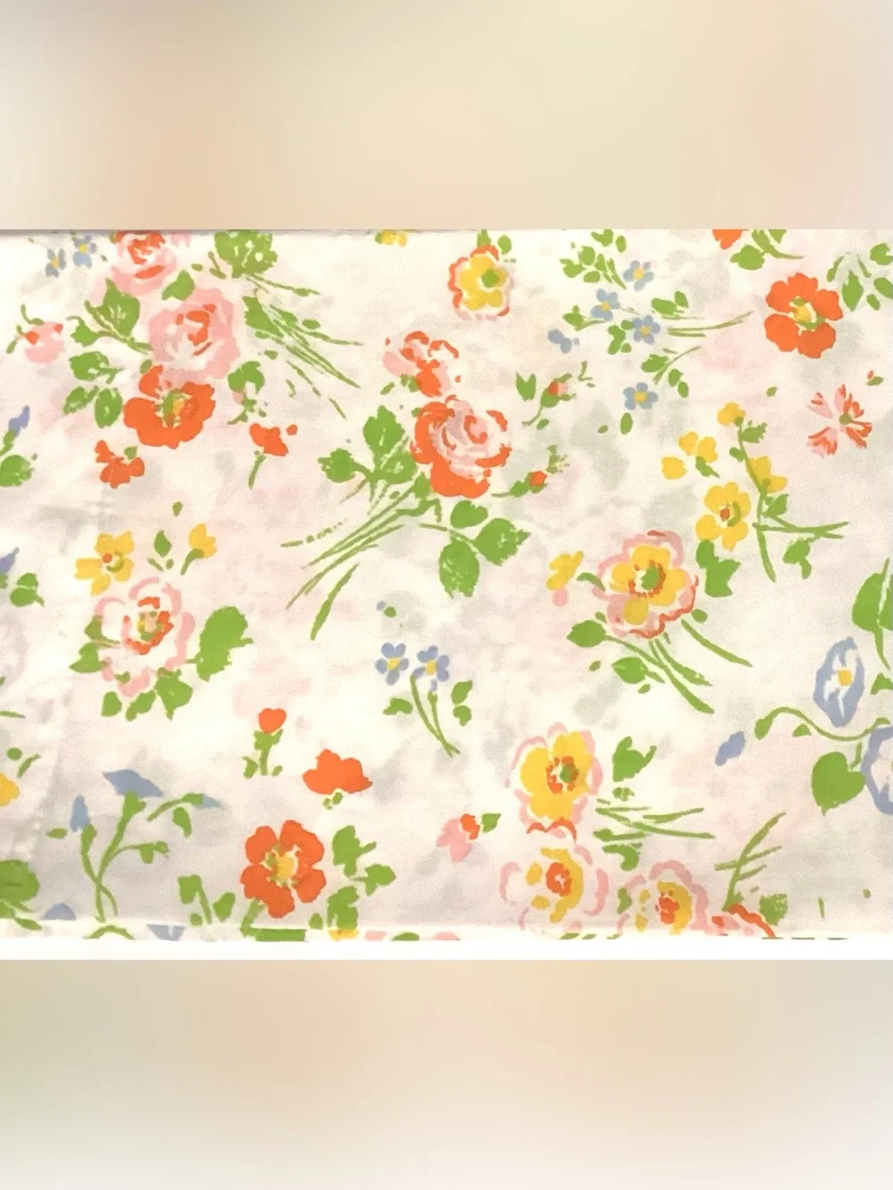 Springmaid Wondercale Twin fitted sheet + pillow case no iron Percale.